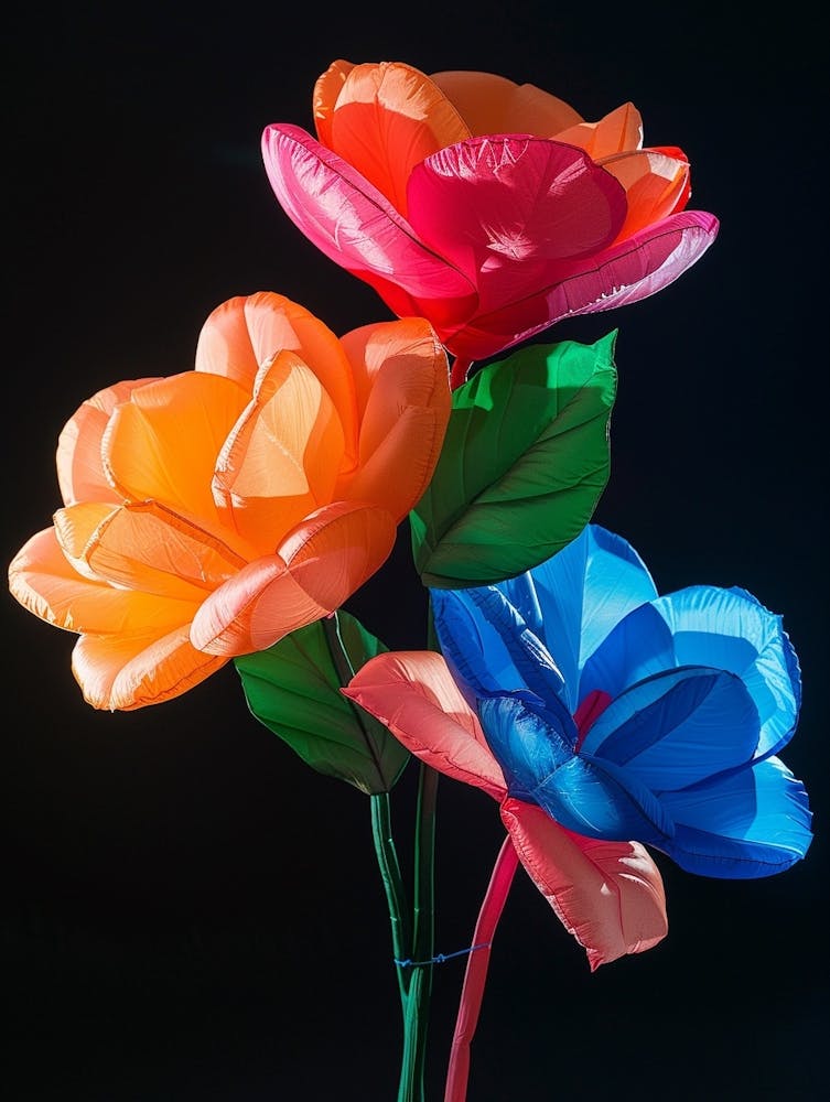 Bright Inflatable Flowers Camellia 1