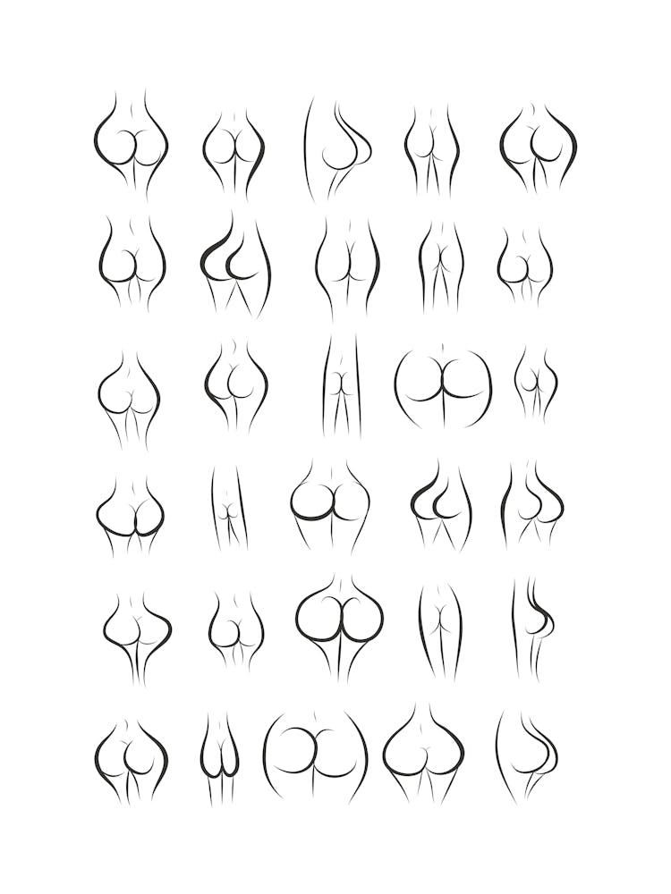 Minimalist Bums in Black & White