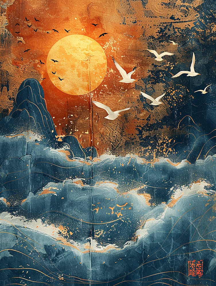 Seagulls In The Sky 2