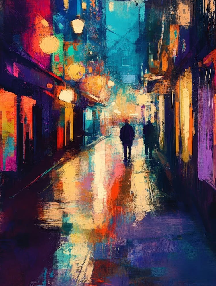 Colorful Night In The City