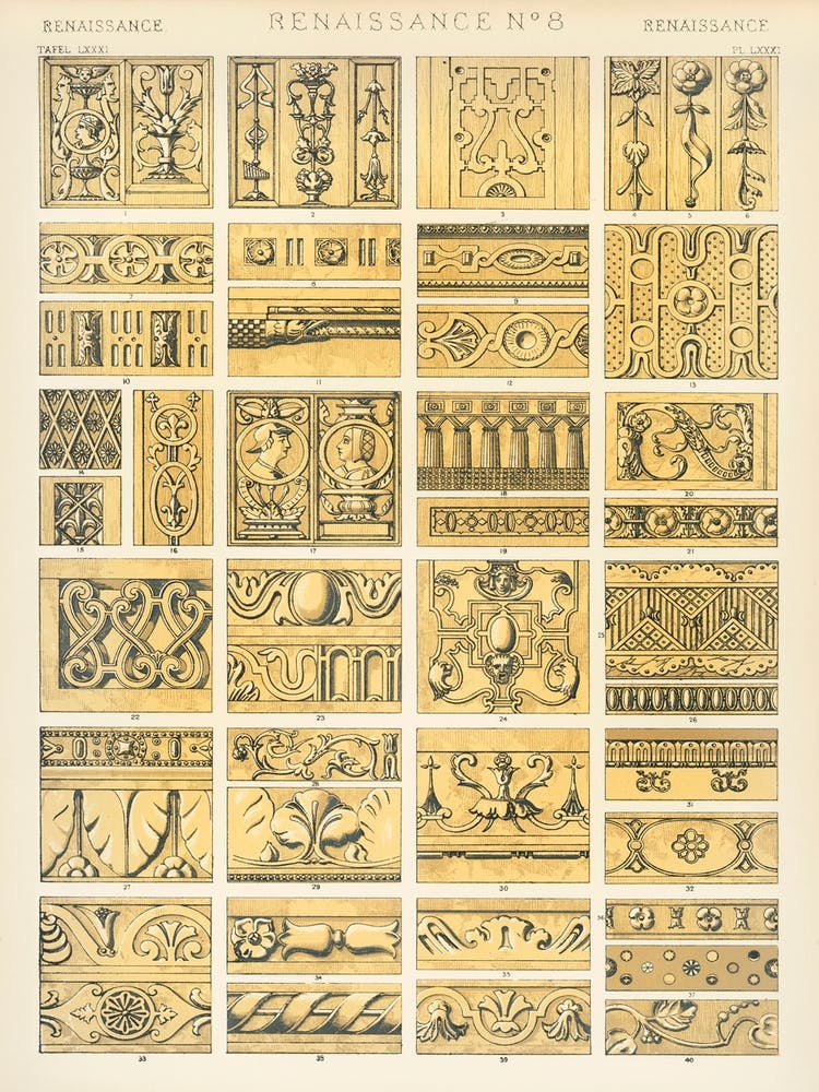 Vintage Pattern, Owen  Jones    