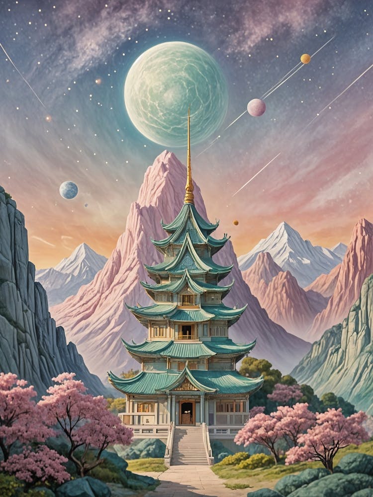 Cosmic Pagoda no3