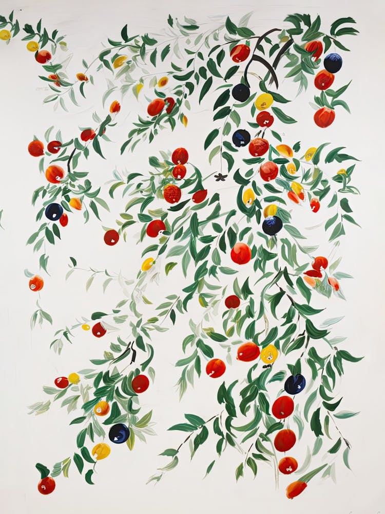 Barbados Cherry Fruit Drawing 4