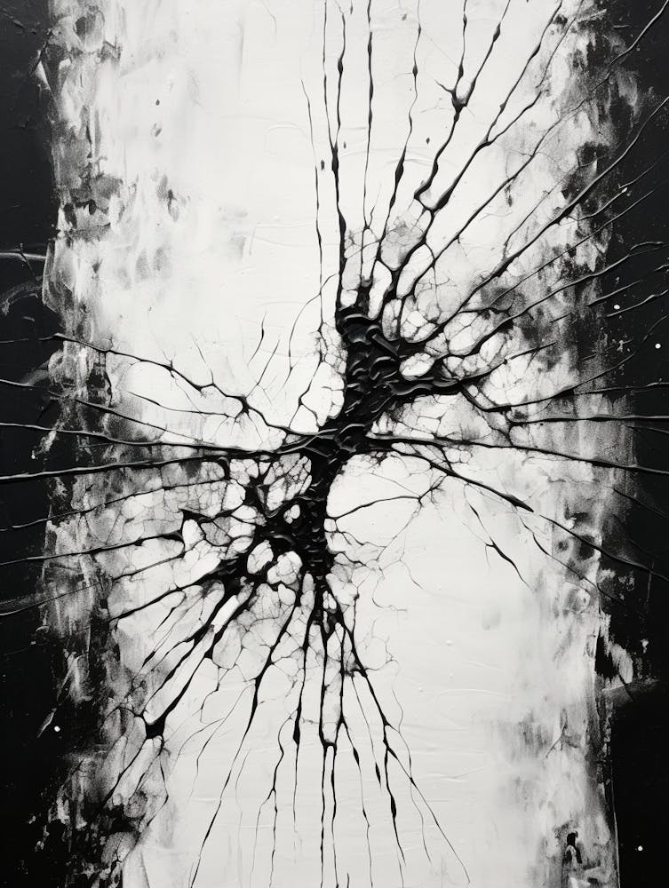 Resilience Abstract Black And White 2