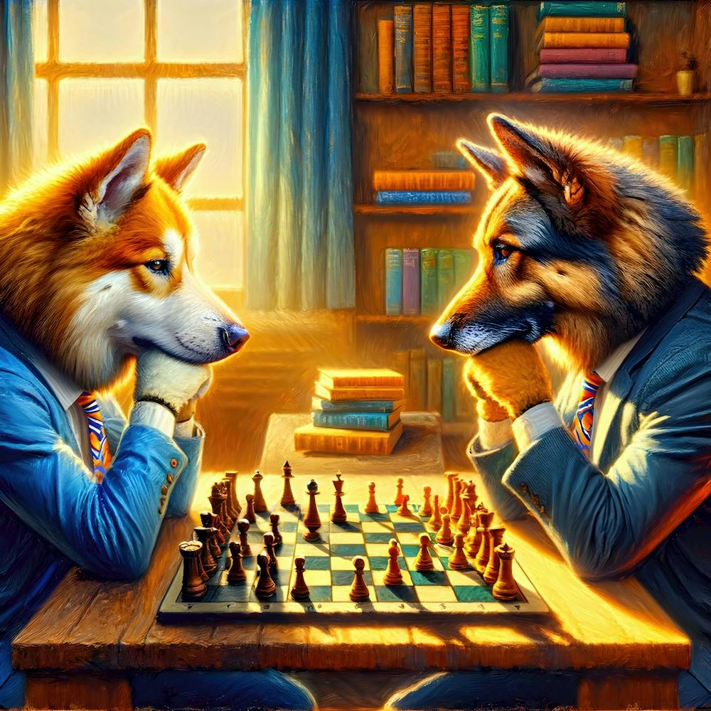 Dog Chess Match