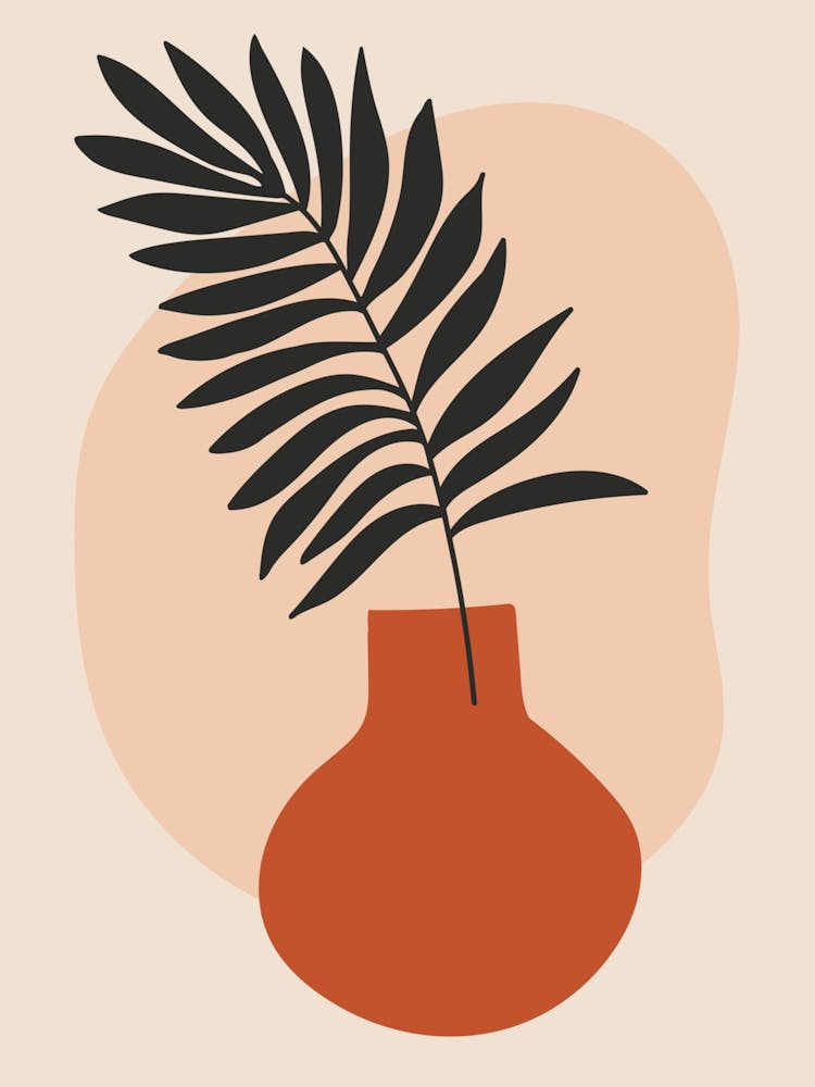 Vase, Boho, Bohemian, Botanical, Neutral, Home, Style, Decor, Kitchen, Bedroom, Living Room, Art, Inspo, Wall Print