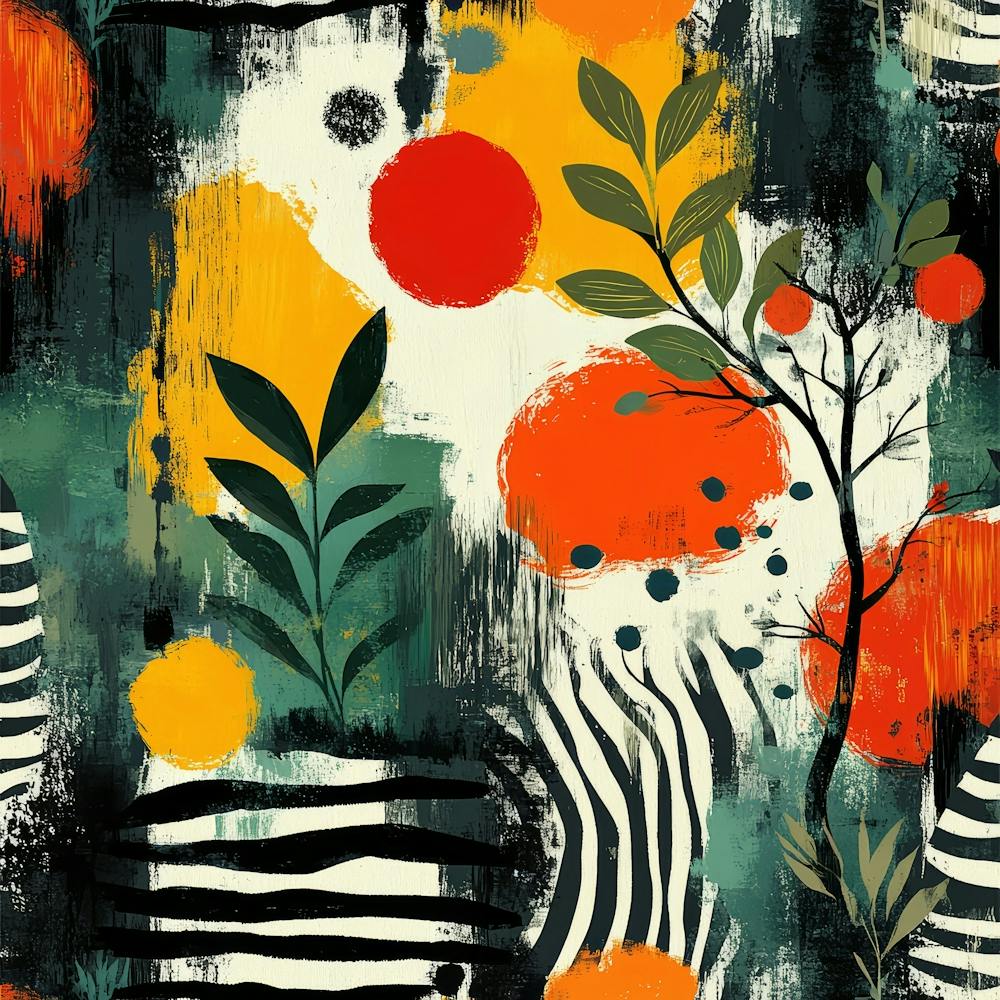 Abstract Floral Pattern 11