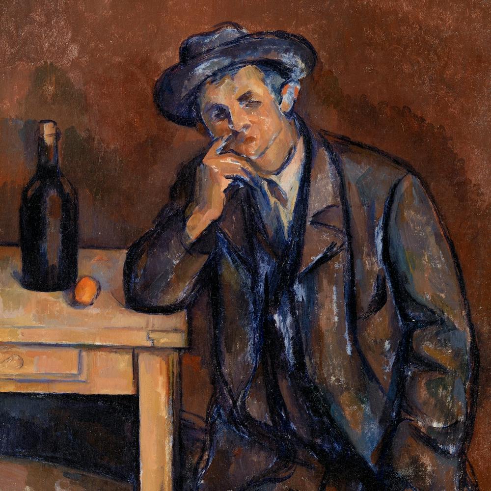 Paul Cezanne The Drinker (Le Buveur) 1898 1900