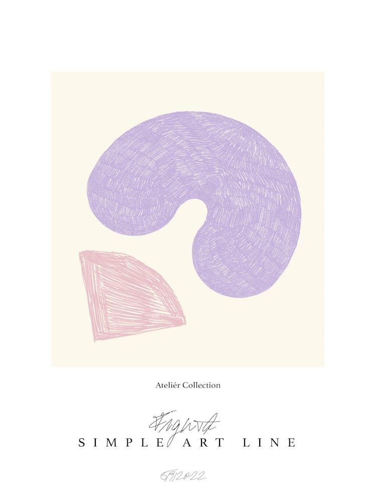 Simple art line no 23