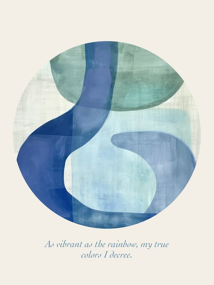 Affirmations As Vibrant As The Rainbow, My True Colors I Decree