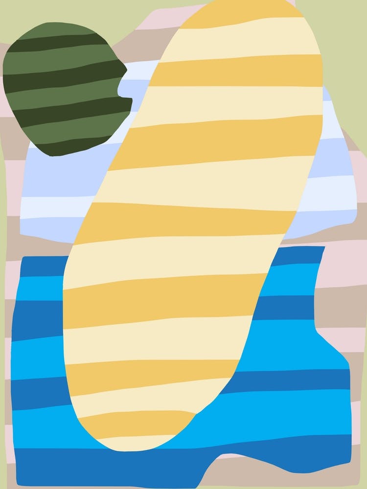 Abstract Stripe Minimal Collage 12