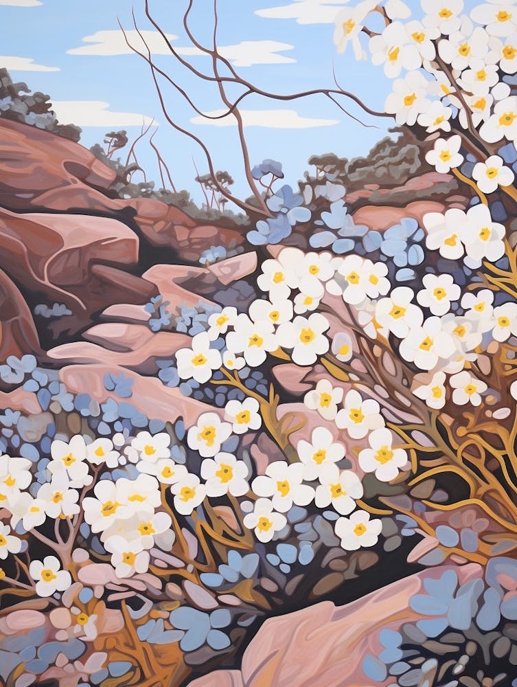Forget Me Not 1 Flower Painting