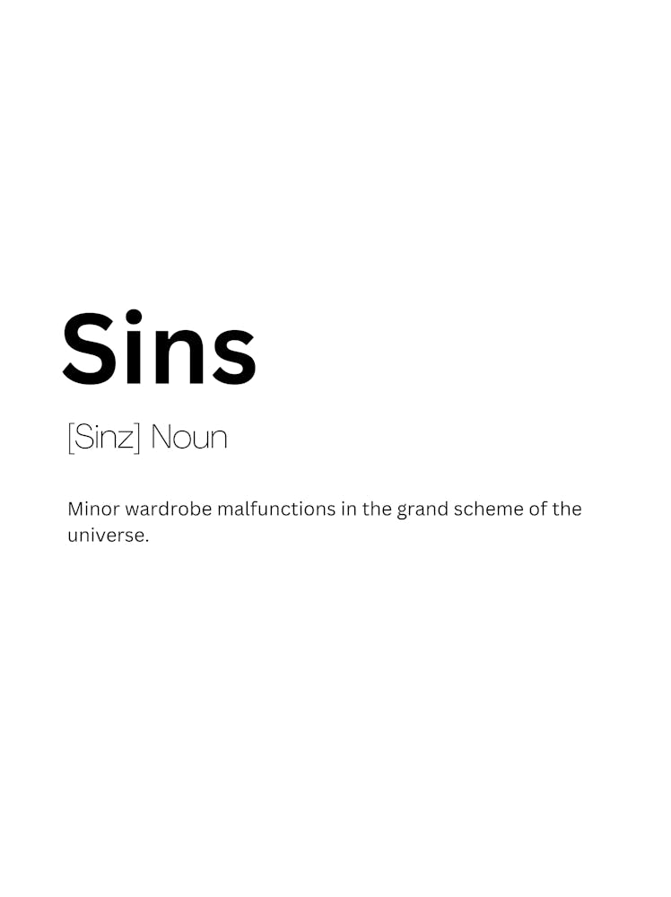 Sins Definition Meaning