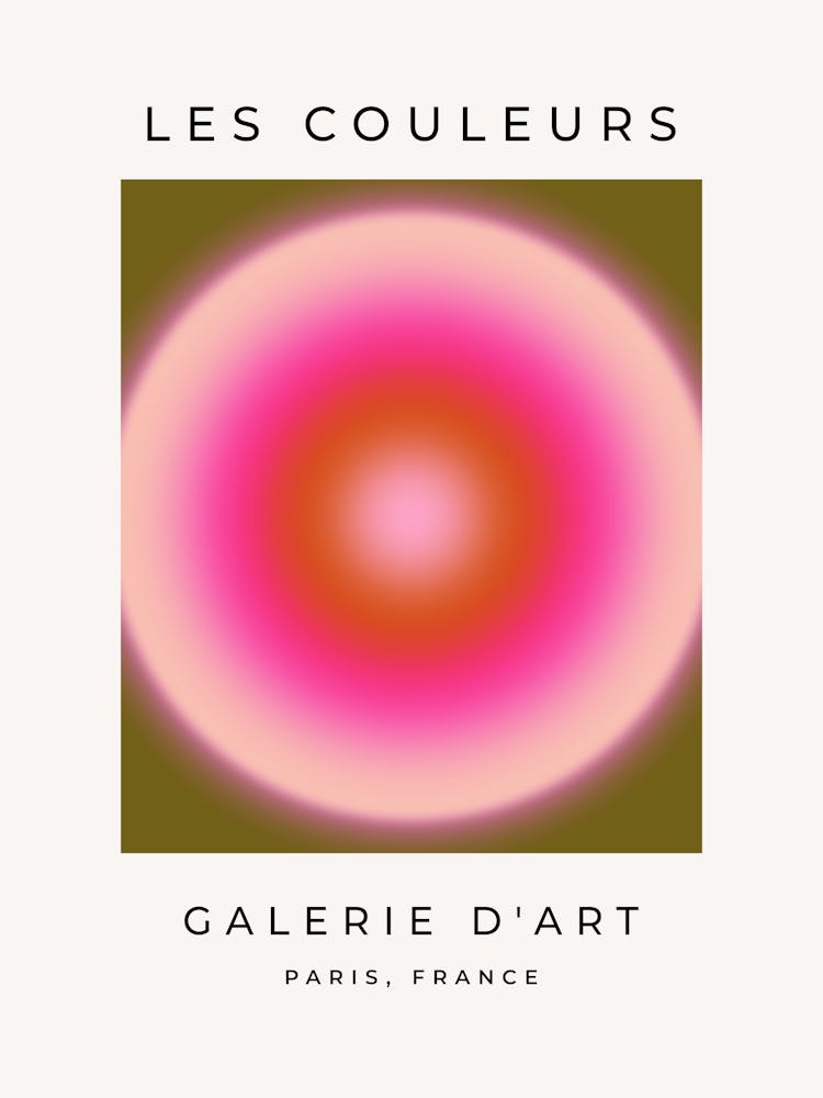 Les Couleurs | 05 - Gradient Olive And Pink Aura