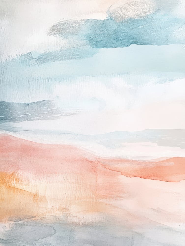 Abstract Watercolor Painting