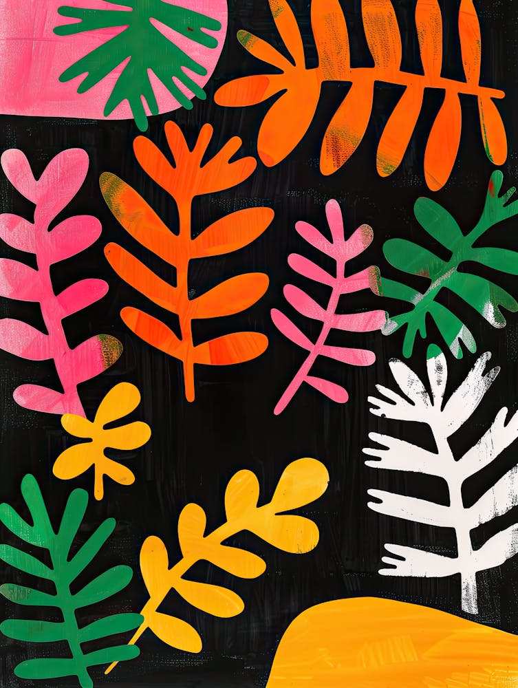 Radiant Tropicscape Matisse Style