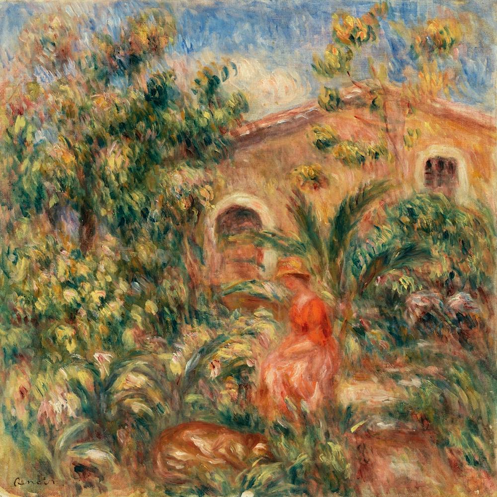 Farmhouse (1917), Pierre Auguste Renoir