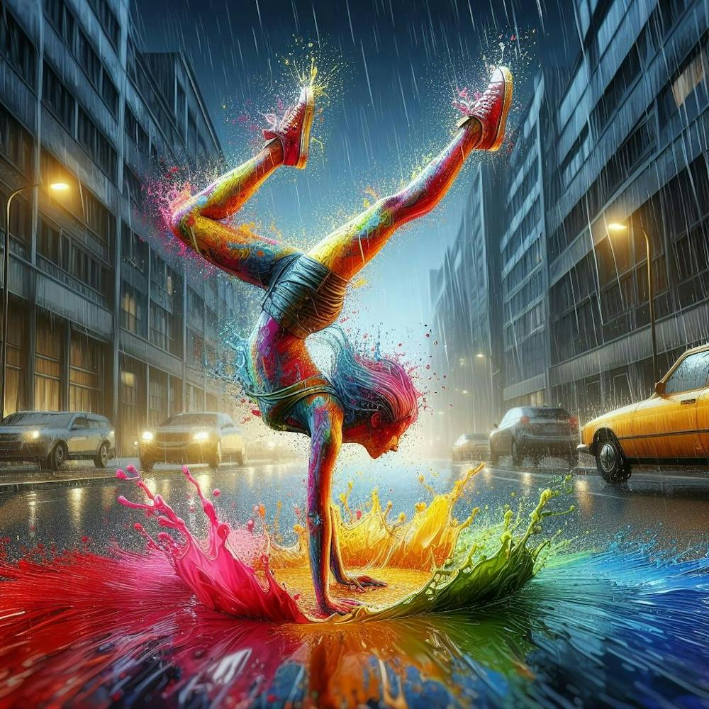 Dancer In The Rain 1