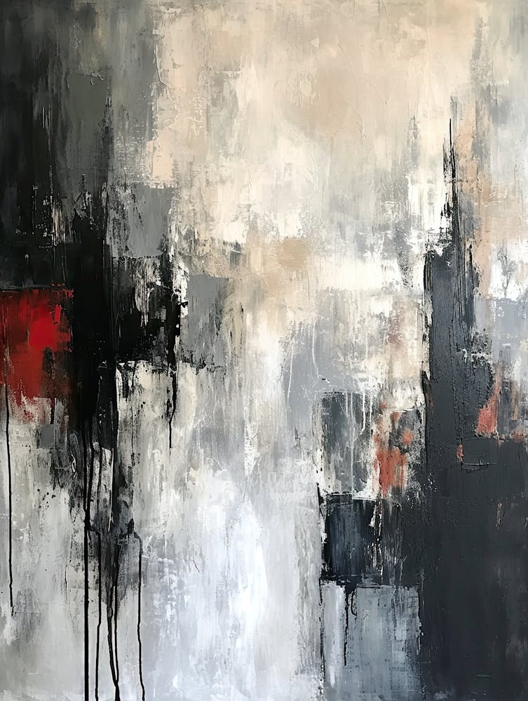 Abstract Painting, Boho Art Style