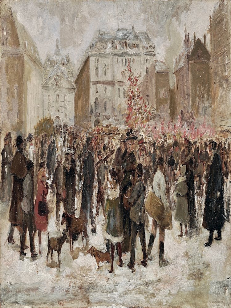 Christmas Market In Paris