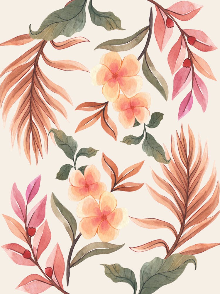 Watercolor Floral Pattern