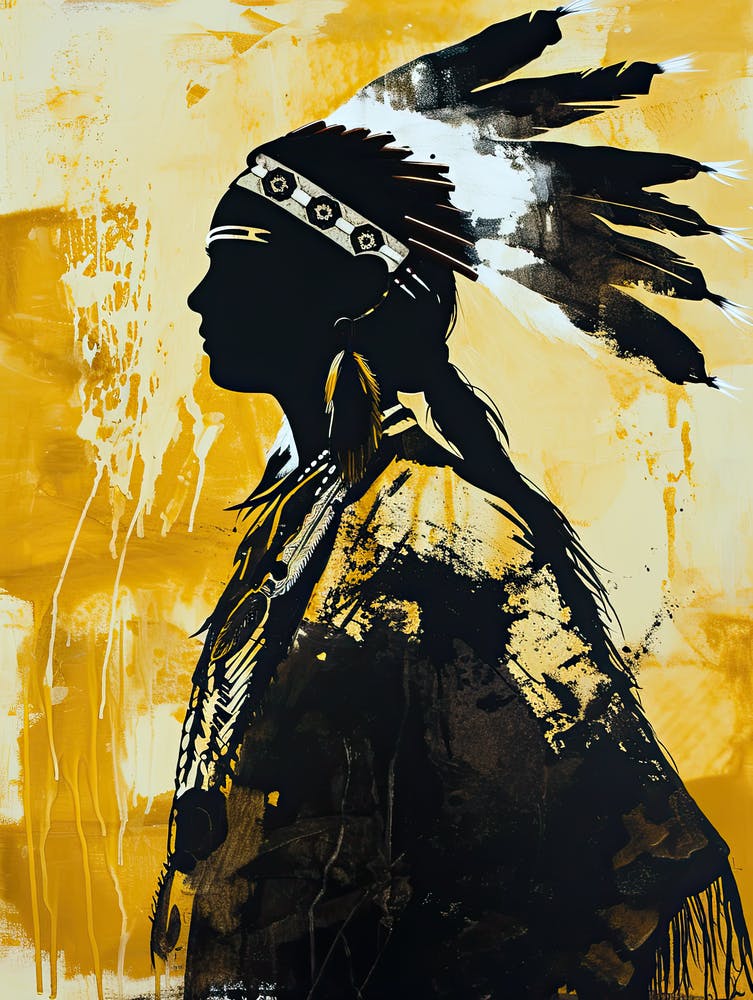 Potawatomi Peace In Minimalism ! Native American Art