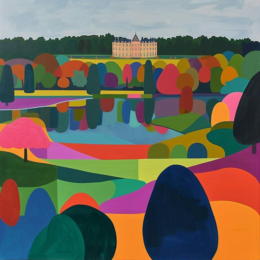 Bunte Gärten Château De Chantilly Gardens France 4