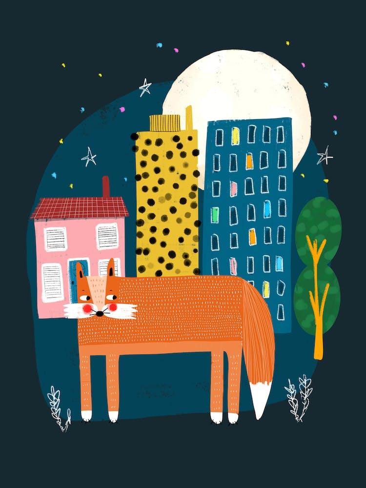 Urban City Fox