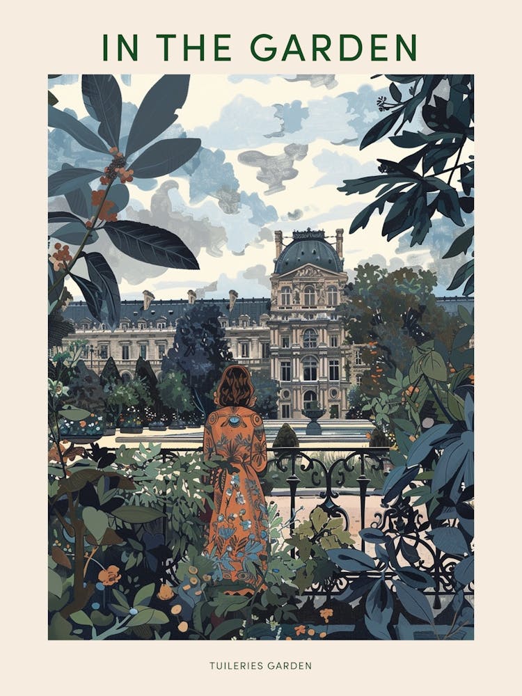 In The Garden Poster Tuileries Garden France 3