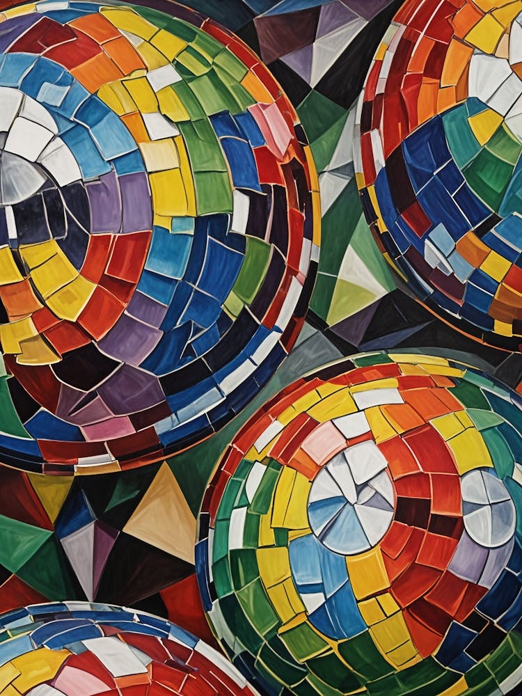 Rainbow Disco Balls