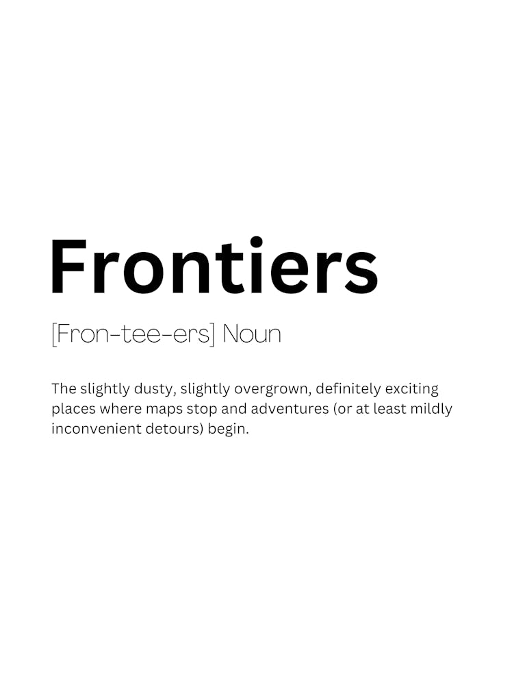 Frontiers Definition Meaning