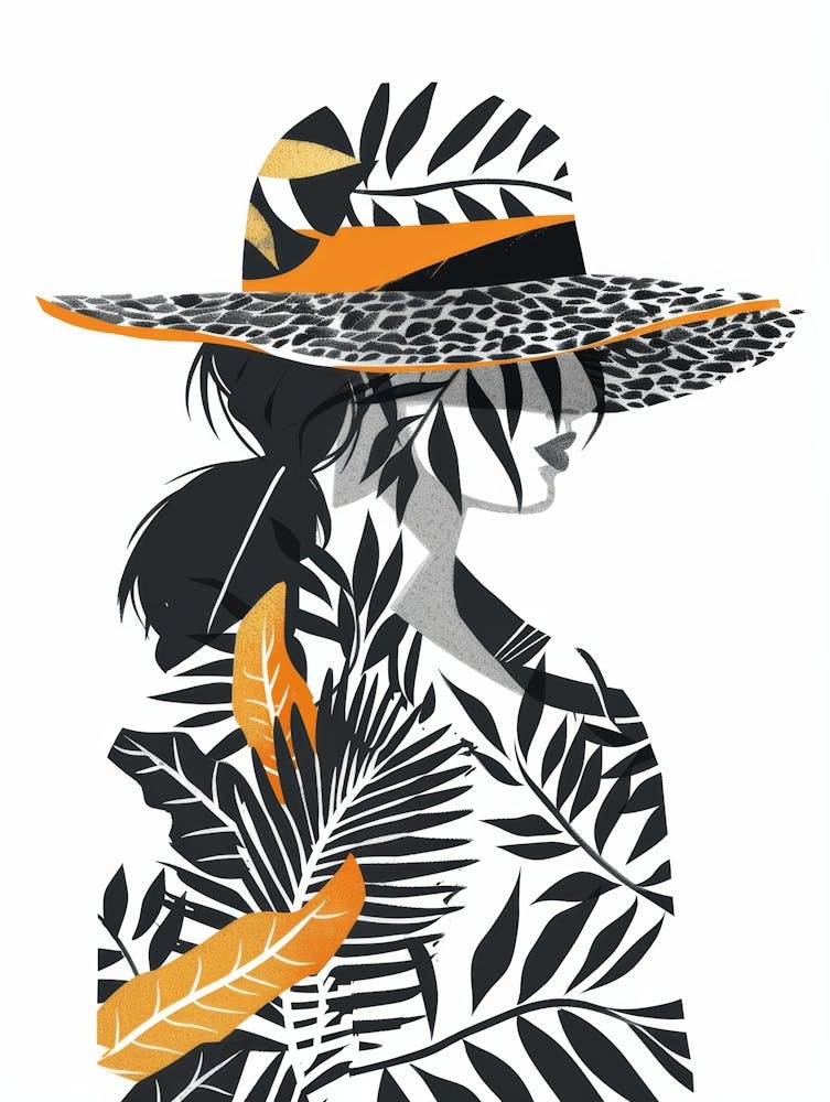 Woman In A Hat 86