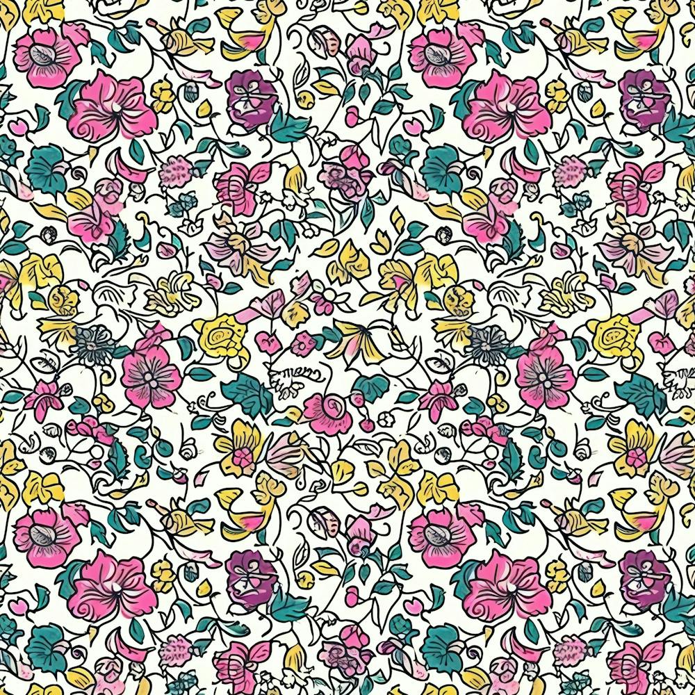 Rose Mist London Fabrics - Motif floral 7