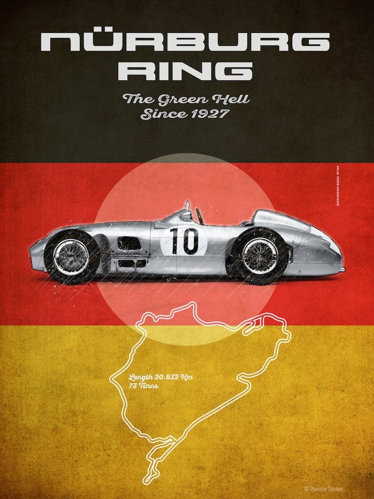 Nurburgring Racetrack Vintage