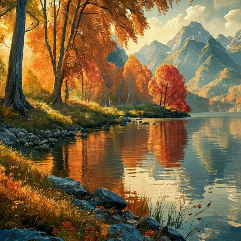 Autumn At The Lake