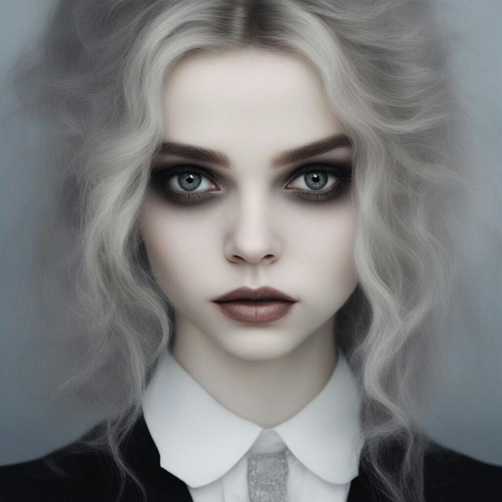 Gotische blonde Schönheit