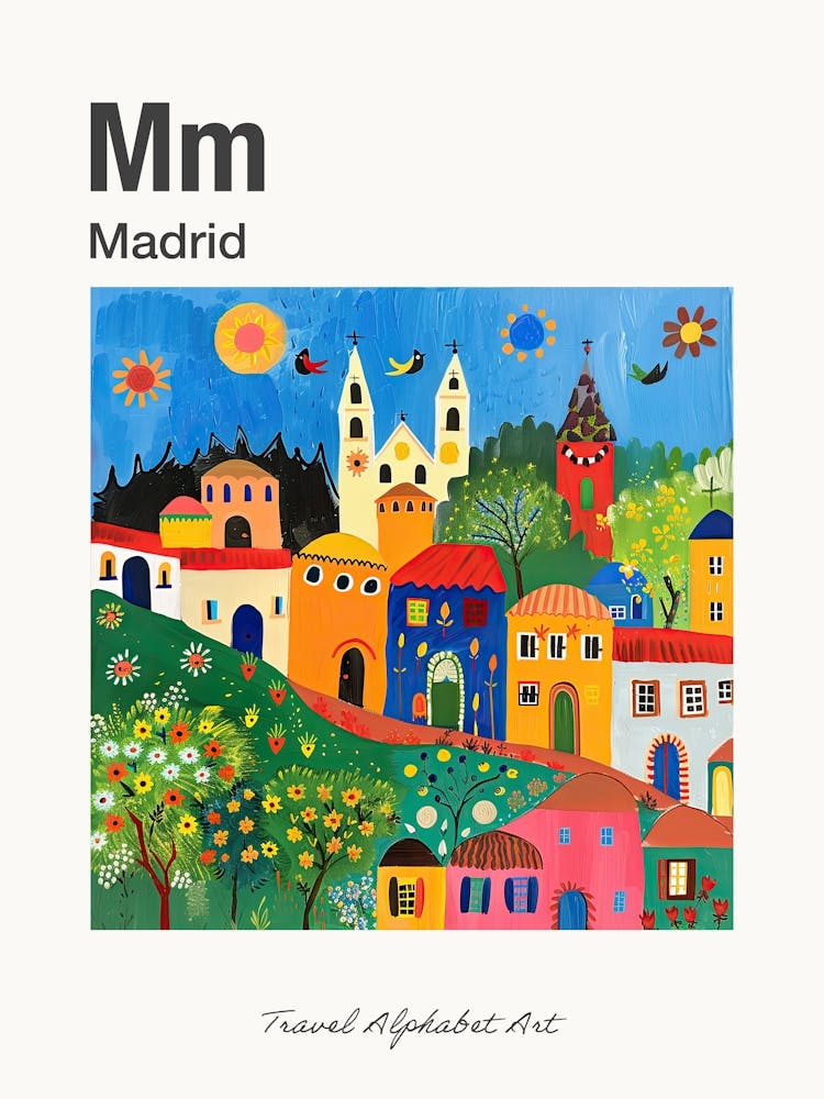 Kids Travel Alphabet  Madrid 4