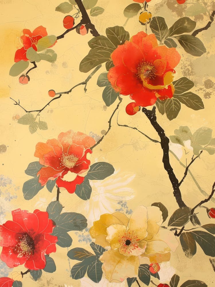 Great Japan  Hokusai Botanical Japanese 16