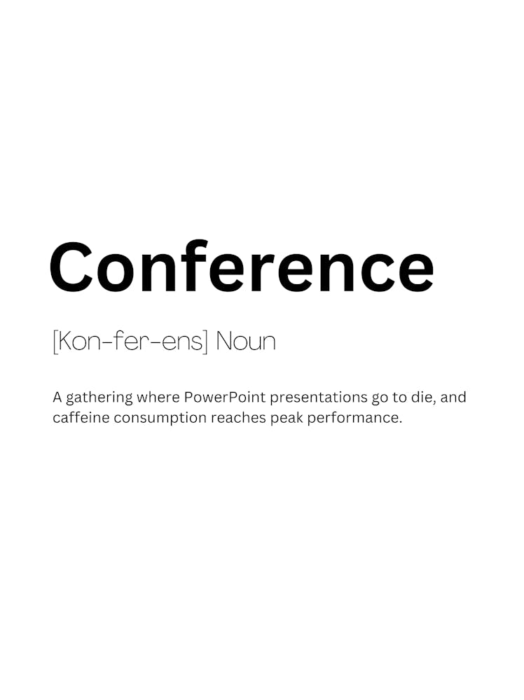 Konferenz Definition Bedeutung