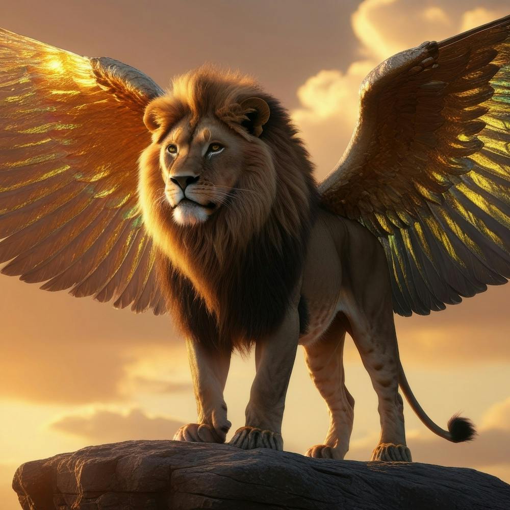 Lion With Wings 1