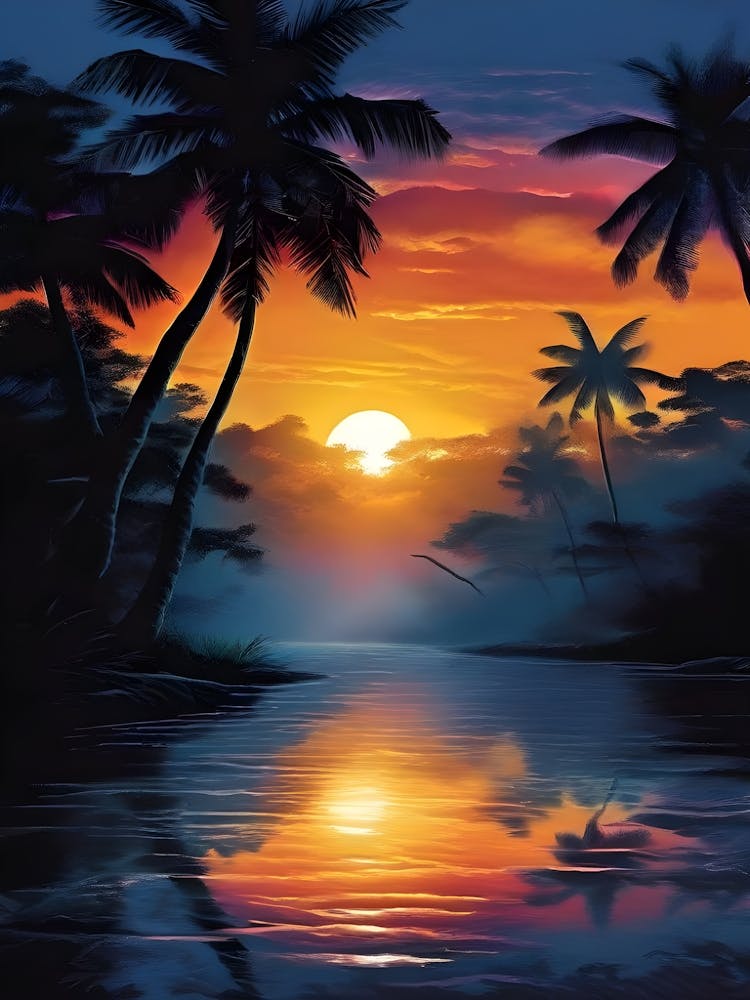 Sunset At The Beach 37