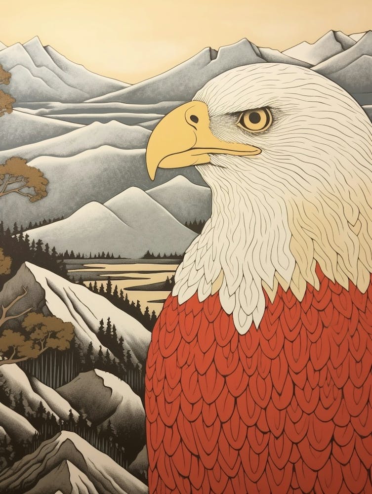 Vogelillustration Adler 1