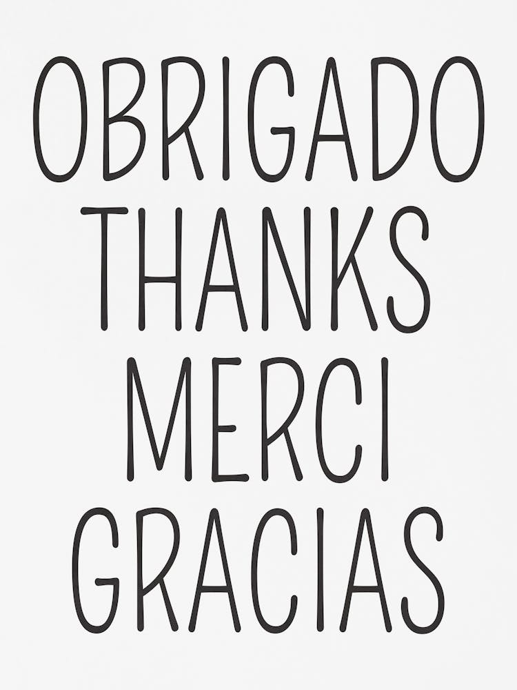 Thanks Merci Gracias 1