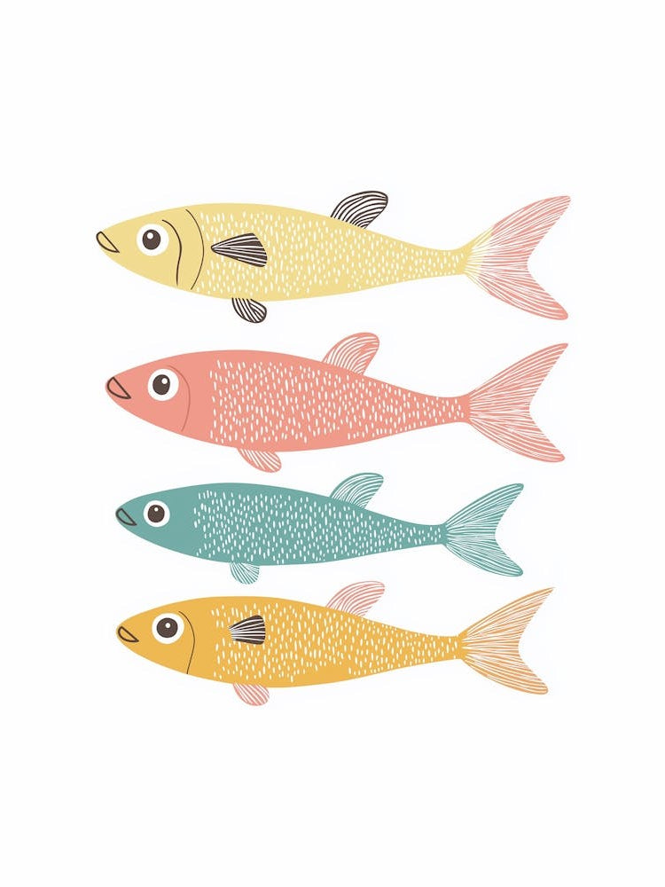 Scandinavian Retro Fish