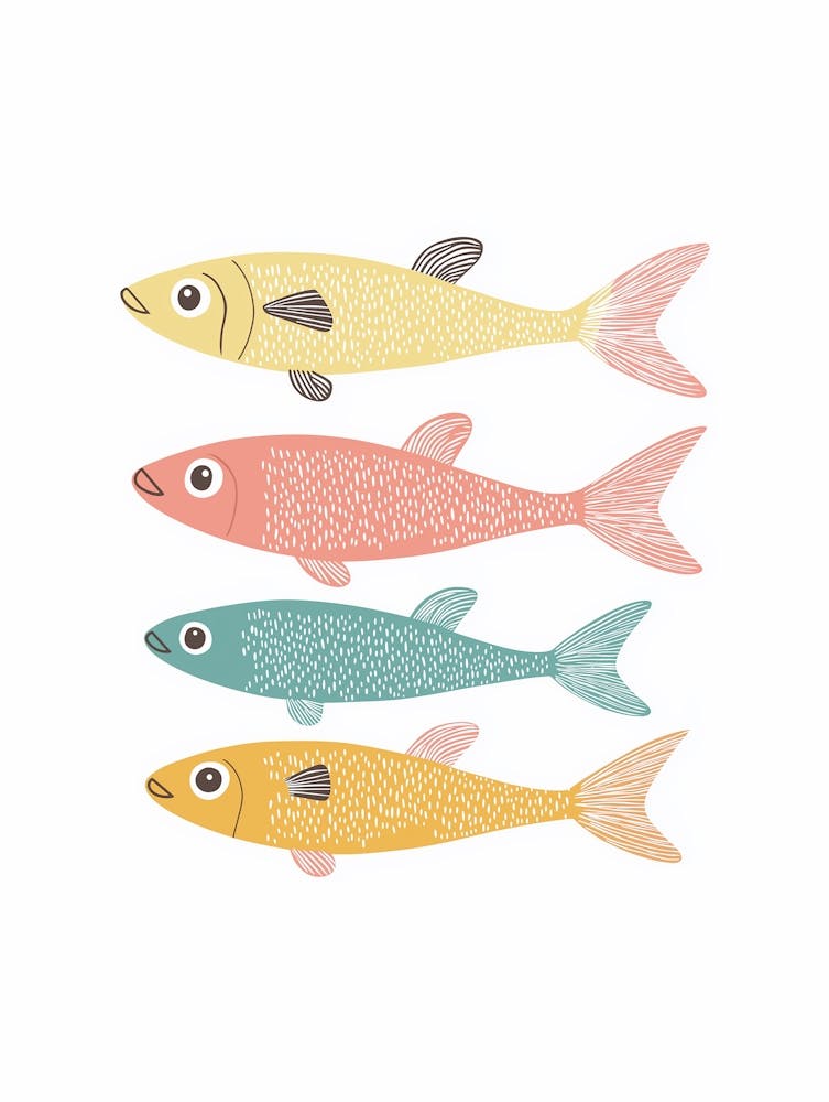 Scandinavian Retro Fish