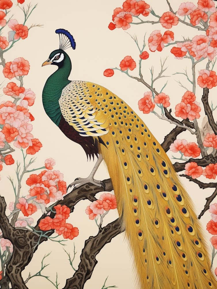 Bird Illustration Peacock 4