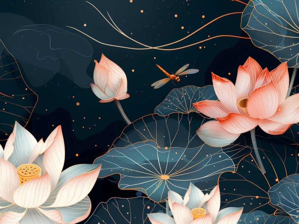 Lotus Flower Background 1