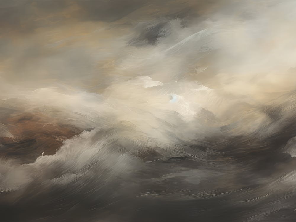 Stormy Clouds Painting