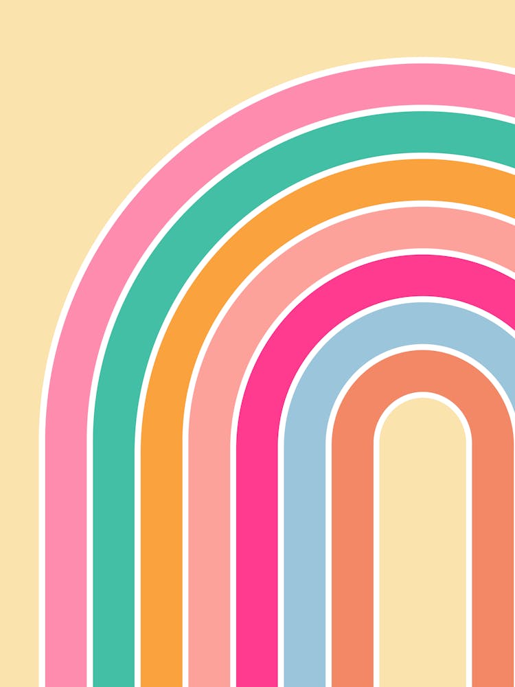 Rainbow Pastel Yellow