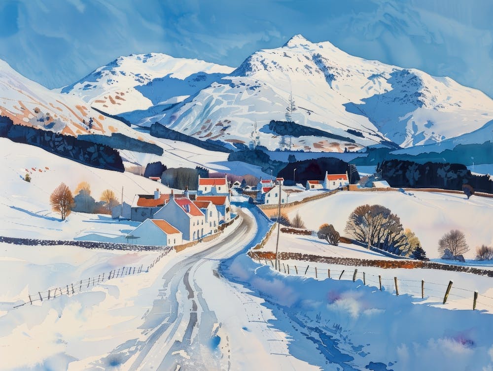 Snowy Road 4